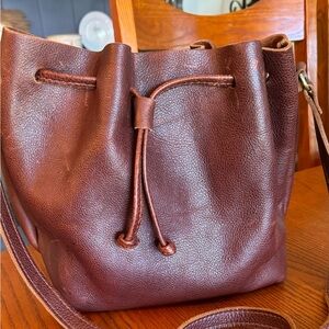 Portland Leather Cinch Bucket Bag
